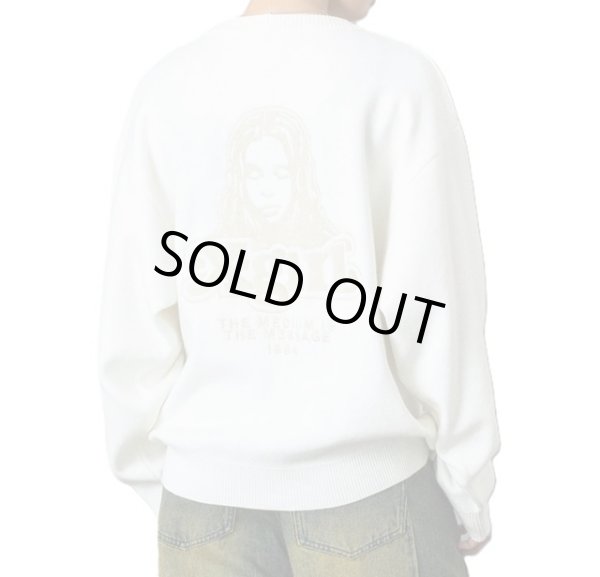 画像9: X-girl ( エックスガール ) - FACE EMBROIDERY KNIT TOP (9)