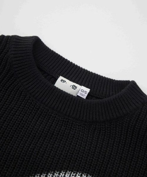 画像5: X-girl ( エックスガール ) - HEART SPRAY LOGO KNIT TOP (5)