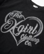 画像6: X-girl ( エックスガール ) - HEART SPRAY LOGO KNIT TOP (6)
