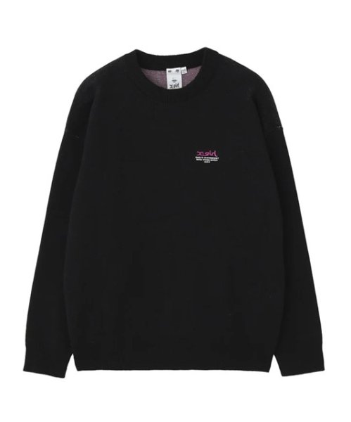 画像2: ☆予約☆ X-girl ( エックスガール ) - FACE JACQUARD KNIT TOP (2)