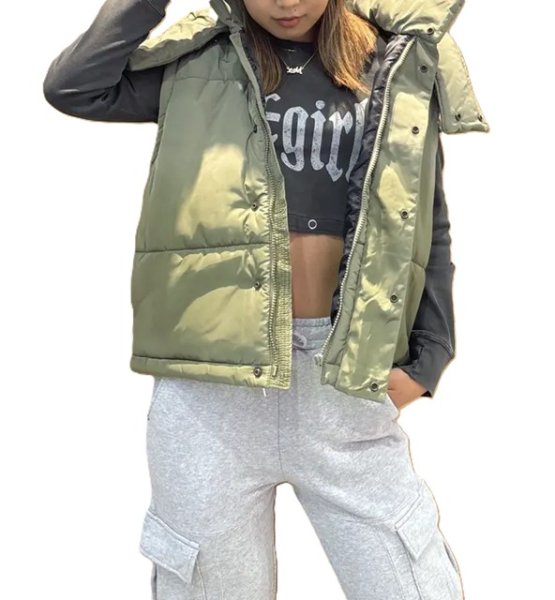 画像16: X-girl ( エックスガール ) - FADED 2WAY PADDED JACKET (16)