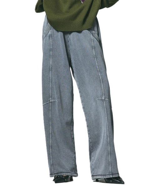 画像12: X-girl ( エックスガール ) - BLEACHED SWEAT PANTS (12)