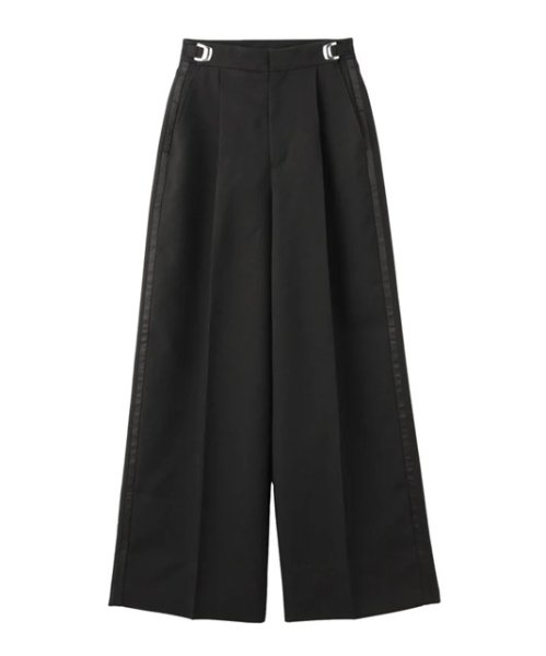 画像2: X-girl ( エックスガール ) - WAIST ADJUSTABLE WIDE TUCK PANTS (2)
