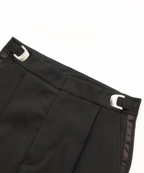 画像4: X-girl ( エックスガール ) - WAIST ADJUSTABLE WIDE TUCK PANTS (4)