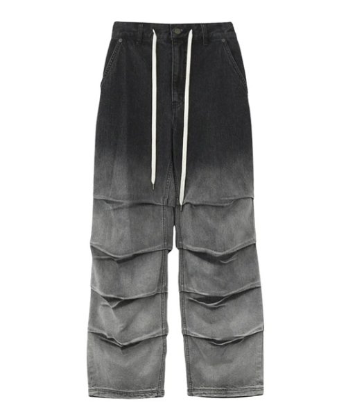 画像3: X-girl ( エックスガール ) - GRADIENT DENIM EASY PANTS (3)