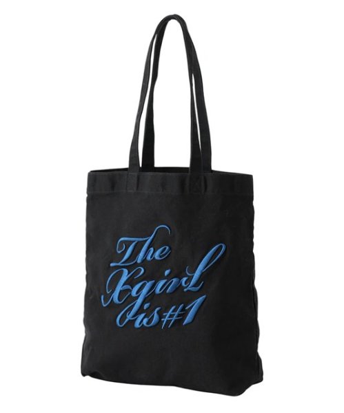 画像2: X-girl ( エックスガール ) - THE X-GIRL IS NUMBER ONE TOTE BAG (2)