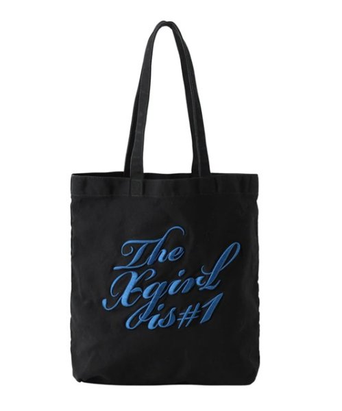 画像3: X-girl ( エックスガール ) - THE X-GIRL IS NUMBER ONE TOTE BAG (3)