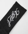 画像6: X-girl ( エックスガール ) - SIGN PAINTING LOGO RIB SOCKS (6)