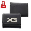 画像1: X-girl ( エックスガール ) - XG EMBLEM BUCKLE FAUX LEATHER MINI WALLET (1)