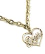 画像4: X-girl ( エックスガール ) - HEART SCRIPT LOGO CHAIN NECKLACE (4)