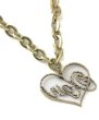 画像5: X-girl ( エックスガール ) - HEART SCRIPT LOGO CHAIN NECKLACE (5)