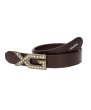 画像2: X-girl ( エックスガール ) - XG EMBLEM BUCKLE FAUX LEATHER BELT (2)