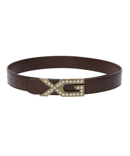 画像4: X-girl ( エックスガール ) - XG EMBLEM BUCKLE FAUX LEATHER BELT (4)