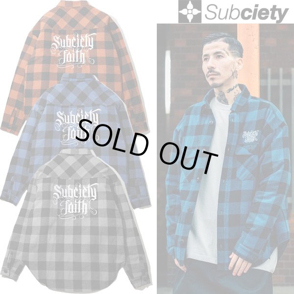 画像1: SUBCIETY ( サブサエティ- ) - BUFFALO CHECK SHIRT JKT (1)