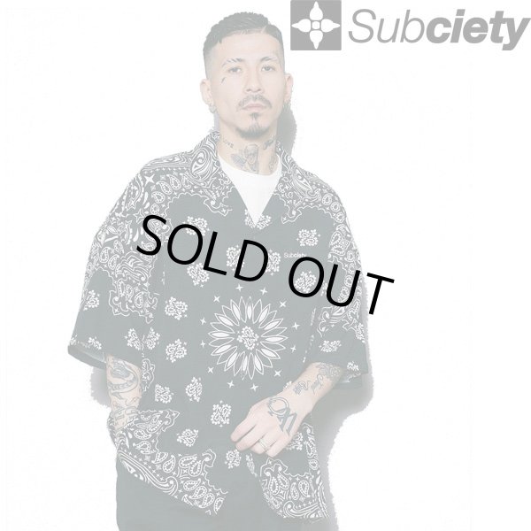 画像1: SUBCIETY ( サブサエティ- ) - RAYON GARA SHIRT (1)