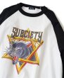 画像3: SUBCIETY ( サブサエティ- ) - BLACK PANTHER RAGLAN L/S (3)