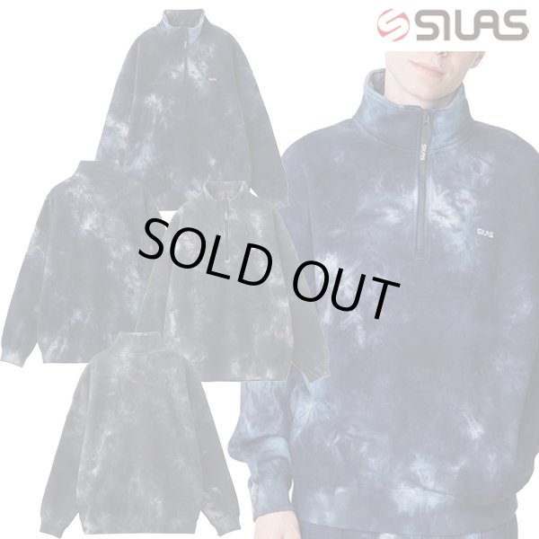 画像1: SILAS ( サイラス ) - TIE-DYE HALF ZIP SWEATSHIRT (1)