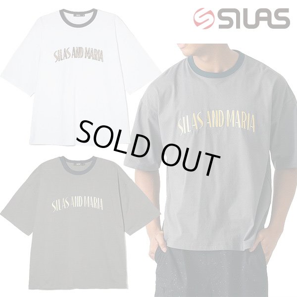 画像1: SILAS ( サイラス ) - EMBROIDERED WIDE S/S TEE (1)