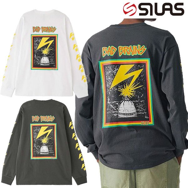 画像1: SILAS ( サイラス ) - SILAS×BAD BRAINS L/S TEE (1)