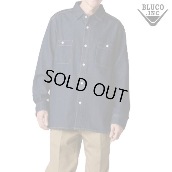 画像1: BLUCO (ブルコ) - DENIM WORK SHIRT (1)