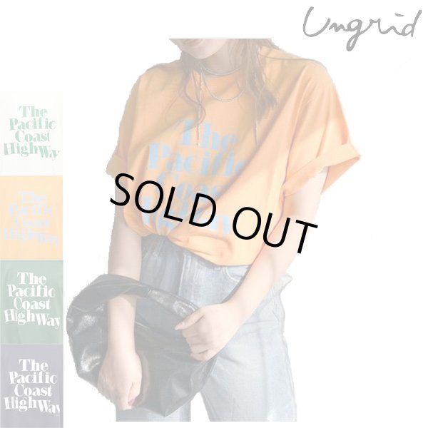 画像1: Ungrid (アングリッド ) - ヴィンテージウォッシュロゴビッグTee (1)