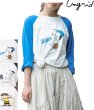 画像1: Ungrid (アングリッド ) -【MLB×PEANUTS】ラグランTee (1)