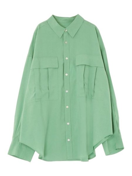 画像3: Ungrid (アングリッド ) - ポケットデザインルーズシャツ (3)