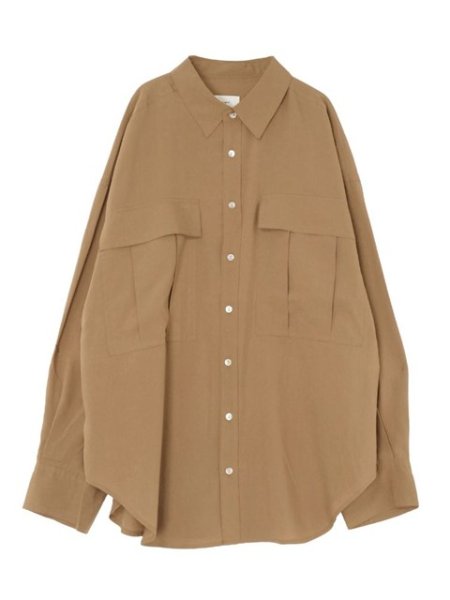 画像4: Ungrid (アングリッド ) - ポケットデザインルーズシャツ (4)