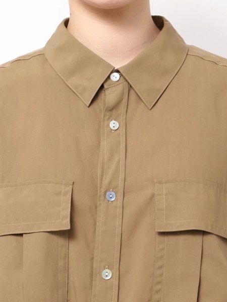 画像8: Ungrid (アングリッド ) - ポケットデザインルーズシャツ (8)
