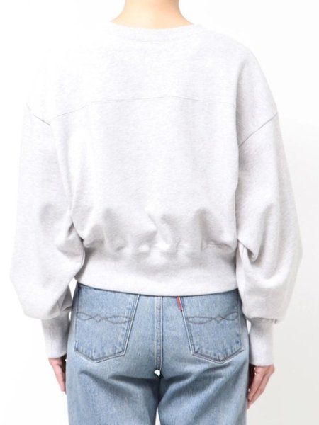 画像4: Ungrid (アングリッド ) - ロゴ刺繍ショートスウェット (4)