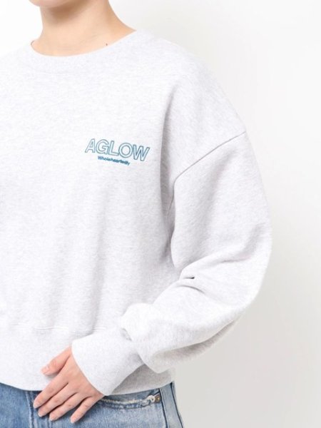 画像6: Ungrid (アングリッド ) - ロゴ刺繍ショートスウェット (6)