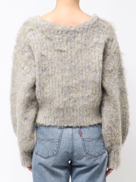 画像7: Ungrid (アングリッド ) - ダブルジップＶネックニットカーディガン (7)