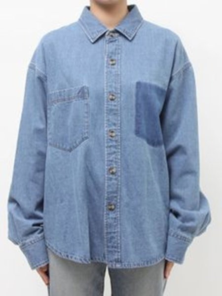 画像4: ☆予約☆ Ungrid (アングリッド ) - ポケットデザインデニムシャツ (4)