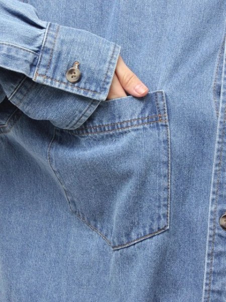 画像9: ☆予約☆ Ungrid (アングリッド ) - ポケットデザインデニムシャツ (9)