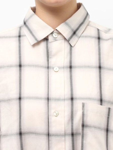 画像5: ☆予約☆ Ungrid (アングリッド ) - カットオフデザインチェックルーズシャツ (5)