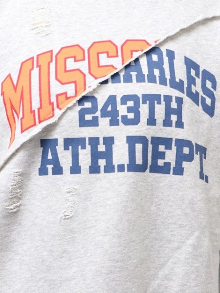 画像11: ☆予約☆ Ungrid (アングリッド ) - ダメージデザインルーズスウェット (11)