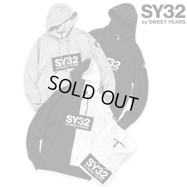 画像1: SY32 by SWEET YEARS (エスワイサーティトゥ) - SAGARA WAPEEN BOXLOGO P/O HOODIE (1)