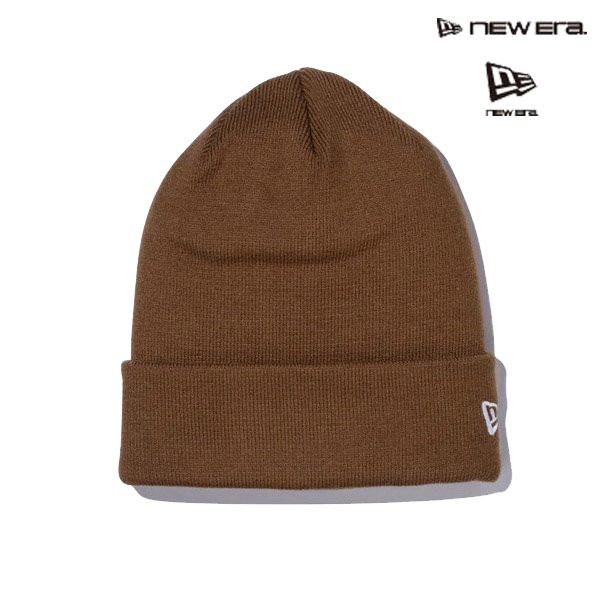 画像1: NEW ERA ( ニューエラ ) - ベーシック カフニット ウォルナット (1)