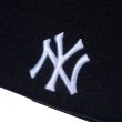 画像4: NEW ERA ( ニューエラ ) - ベーシック カフニット MLB Team Logo ニューヨーク・ヤンキース ブラック (4)