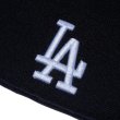 画像4: NEW ERA ( ニューエラ ) - ベーシック カフニット MLB Team Logo ロサンゼルス・ドジャース ブラック (4)