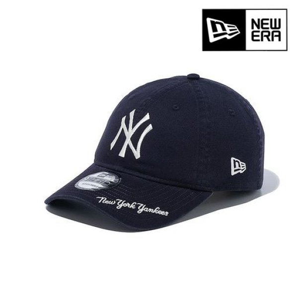 画像1: NEW ERA ( ニューエラ ) - 9THIRTY MLB Visor Logo ニューヨーク・ヤンキース ネイビー (1)