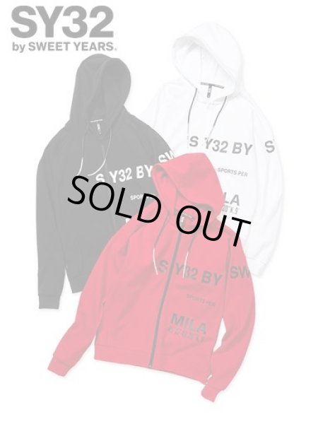 画像1: SY32 by SWEET YEARS (エスワイサーティトゥ) - STRADDLE PRINT HOODIE (1)
