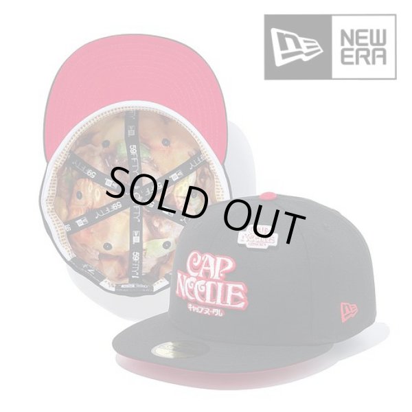 画像1: NEW ERA ( ニューエラ ) - 59FIFTY CUP NOODLE カップヌードル CAP NOODLE ブラック (1)