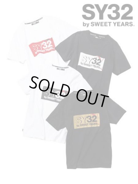 画像1: SY32 by SWEET YEARS (エスワイサーティトゥ) - NEW BOX LOGO TEE (1)