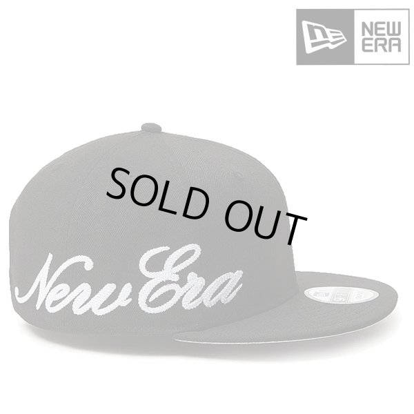 画像1: NEW ERA ( ニューエラ ) - 9FIFTY Essential エッセンシャル チェーンステッチ スクリプトロゴ ブラック (1)