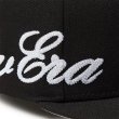 画像6: NEW ERA ( ニューエラ ) - 9FIFTY Essential エッセンシャル チェーンステッチ スクリプトロゴ ブラック (6)