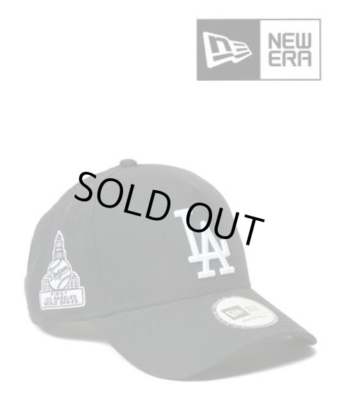 画像1: NEW ERA ( ニューエラ ) - 9FORTY A-Frame MLB Black & White ロサンゼルス・ドジャース クーパーズタウン ブラックニューヨーク・ヤンキース クーパーズタウン ブラック (1)