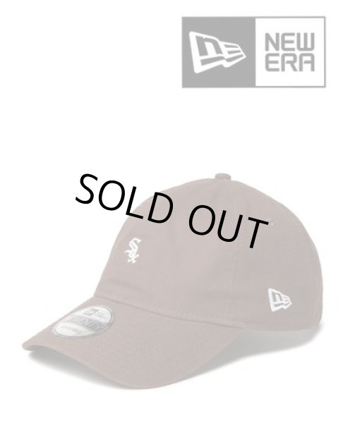 画像1: NEW ERA ( ニューエラ ) - 9TWENTY MLB Buckle シカゴ・ホワイトソックス ミニロゴ ウォルナット (1)