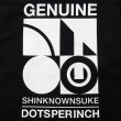 画像5: NEW ERA ( ニューエラ ) - 長袖 オーバーサイズド コットン Tシャツ SHINKNOWNSUKE Dots Per Inch ブラック (5)