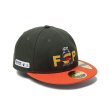 画像6: NEW ERA ( ニューエラ ) - RC 59FIFTY SHINKNOWNSUKE ブートキャット ダークシーウィード カウントダウンオレンジバイザー (6)